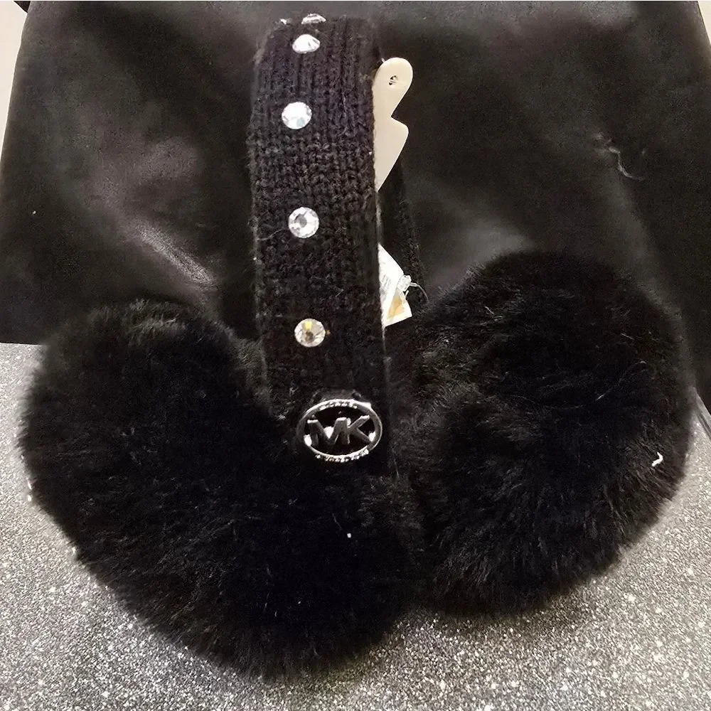 Michael‎ Kors Studded Band Fur Ear Muffs